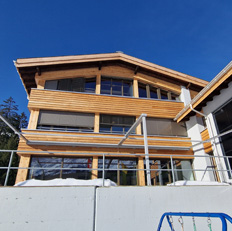 Pradotel im Sommer von Aussen